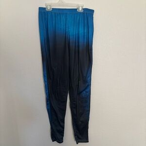 Blue and Black Active Tights